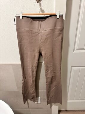 SPRWMN Women's Leather Ankle Flare Leggings sz. L